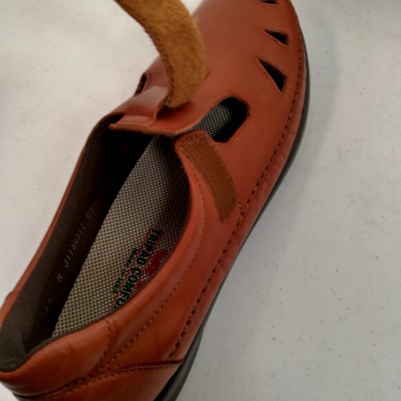 SAS San Antonio Shoes Roamer Shoes Women 11 N Narrow Brown Leather Mary Janes - Picture 16 of 16